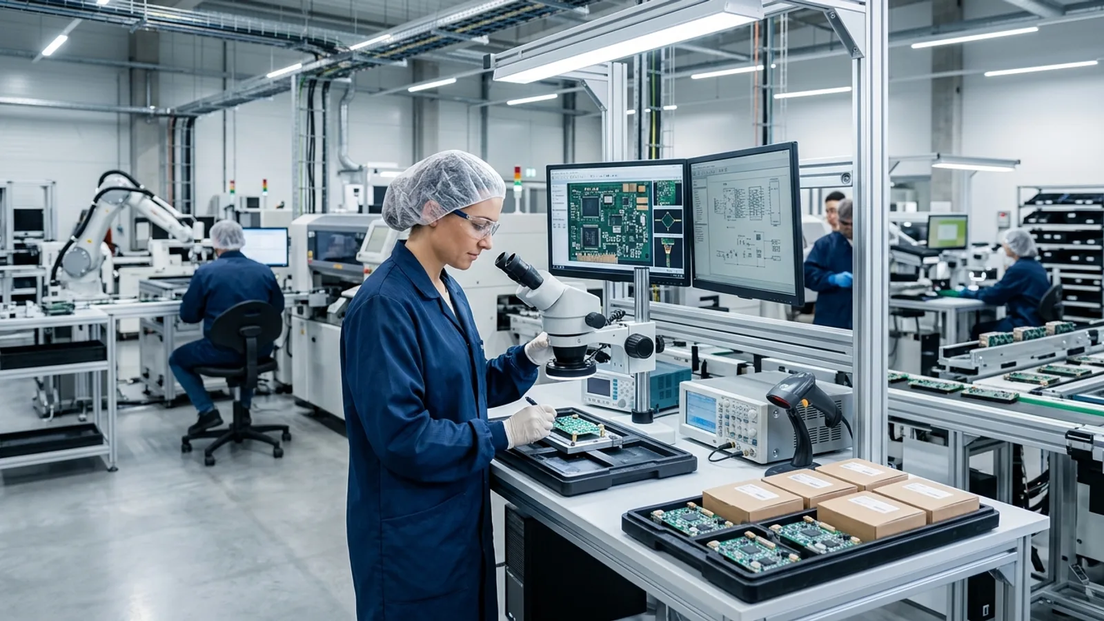 Custom product manufacturing and quality inspection process